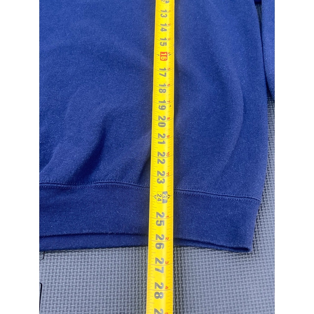 Vintage Fruit of the Loom BEST Mens Blue Crew Neck Sweatshirt Sz lg‎  Casual - Picture 4 of 5